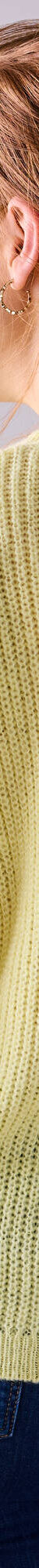 Pull col tunisien, maille anglaise toucher doux (jaune pâle) Pull col tunisien, maille anglaise toucher doux (jaune pâle)